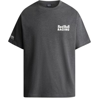 Red Bull Racing X Pepe Jeans Herren RBR Team Graphic Tee T-Shirt, Grau (Marl Grey), S Red Bull Racing X Pepe Jeans Herren RBR Team Graphic Tee T-Shirt, Grau (Marl Grey), S