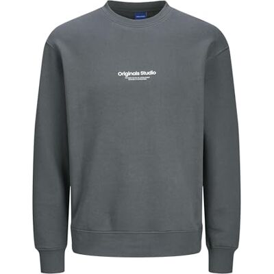 JACK & JONES Herren Jorvesterbro Sweat Crew Neck Noos 12241694,Iron Gate,XS JACK & JONES Herren Jorvesterbro Sweat Crew Neck Noos 12241694,Iron Gate,XS