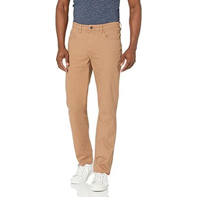 Amazon Essentials Herren 5-Pocket-Chinohose, Komfortabler Stretch, Gerade Geschnitten, Helles Khakibraun, 36W / 29L Amazon Essentials Herren 5-Pocket-Chinohose, Komfortabler Stretch, Gerade Geschnitten, Helles Khakibraun, 36W / 29L