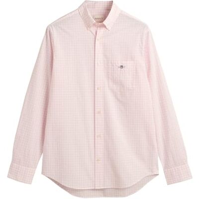 GANT Herren Reg Poplin Gingham Shirt Klassisches Hemd, Light Pink, XXL EU GANT Herren Reg Poplin Gingham Shirt Klassisches Hemd, Light Pink, XXL EU