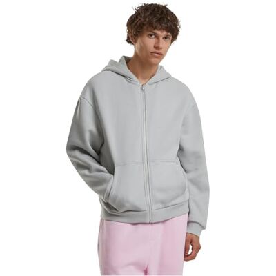 Build Your Brand Herren Kapuzenpullover Fluffy Zip Hoody, Männer Hoodie mit durchgehendem Reißverschluss, Regular Fit Build Your Brand Herren Kapuzenpullover Fluffy Zip Hoody, Männer Hoodie mit durchgehendem Reißverschluss, Regular Fit