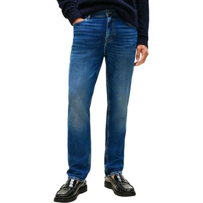 Tommy Hilfiger Herren Jeans Hose Denton James Blue Straight Fit, Blau (James Blue), 29W/30L Tommy Hilfiger Herren Jeans Hose Denton James Blue Straight Fit, Blau (James Blue), 29W/30L