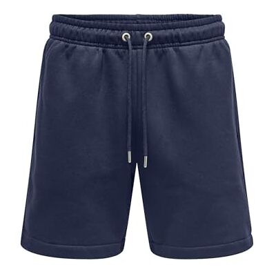 Only & Sons Herren ONSDAWSON REG Sweat VD Shorts, Naval Academy, S Only & Sons Herren ONSDAWSON REG Sweat VD Shorts, Naval Academy, S