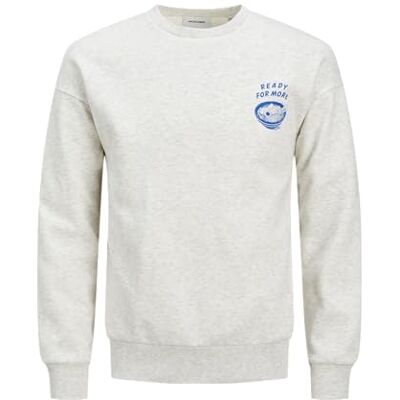 JACK & JONES Jjcharge Printed Sweat Crew Neck JACK & JONES Jjcharge Printed Sweat Crew Neck