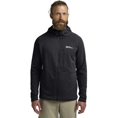 Jack Wolfskin Herren Kolbenberg Hooded Fz M Fleece-Jacke, Phantom, XL EU Jack Wolfskin Herren Kolbenberg Hooded Fz M Fleece-Jacke, Phantom, XL EU