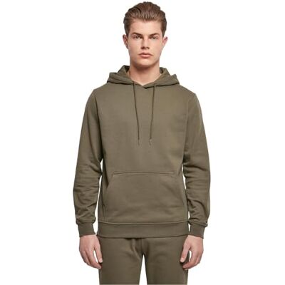 Build Your Brand Basic Hoody – Herren & Damen Hoodie im Regular Fit aus Baumwoll-Mix mit Kapuze, Kängurutasche & Bündchen, ideal für Alltag, Freizeit & Veredelung,Olive,L Build Your Brand Basic Hoody – Herren & Damen Hoodie im Regular Fit aus Baumwoll-Mix mit Kapuze, Kängurutasche & Bündchen, ideal für Alltag, Freizeit & Veredelung,Olive,L