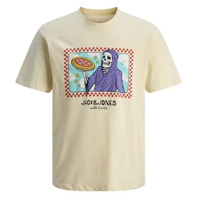JACK & JONES Jorholiday Skull Tee Ss Cn JACK & JONES Jorholiday Skull Tee Ss Cn