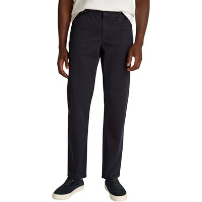 Tommy Hilfiger Herren Hose Denton Cotton Satin Straight Leg, Blau (Desert Sky), 32W/36L Tommy Hilfiger Herren Hose Denton Cotton Satin Straight Leg, Blau (Desert Sky), 32W/36L