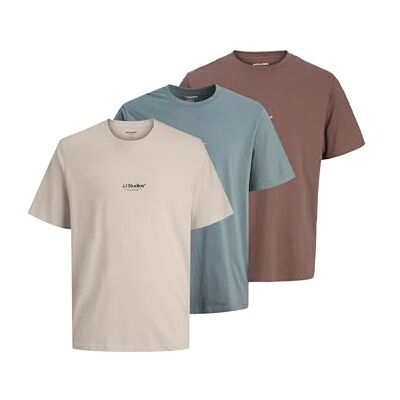 JACK & JONES Jjesoho Tee Ss Crew Neck 3Pk Mp JACK & JONES Jjesoho Tee Ss Crew Neck 3Pk Mp