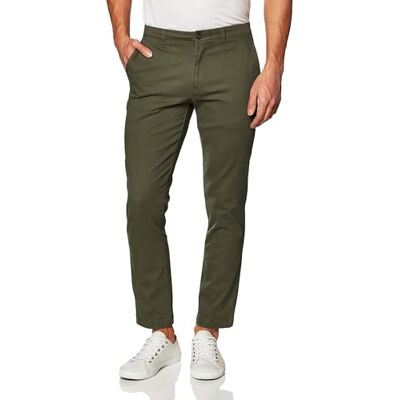 Amazon Essentials Herren Legere Stretch-Chinohose mit klassischer Passform, Olivgrün, 35W / 34L Amazon Essentials Herren Legere Stretch-Chinohose mit klassischer Passform, Olivgrün, 35W / 34L
