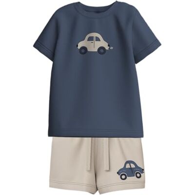 NAME IT Herren Nbmvacion Ss Top Shorts Set, Vintage Indigo, 58 NAME IT Herren Nbmvacion Ss Top Shorts Set, Vintage Indigo, 58