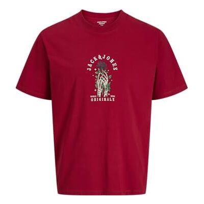 JACK & JONES Jorcatskills Skull Tee Ss Crew Neck JACK & JONES Jorcatskills Skull Tee Ss Crew Neck
