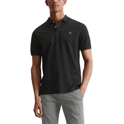 Marc O' Polo Marc OߴPolo Herren Kurzarm-Poloshirt aus Bio-Baumwolle Regular Fit, Schwarz (Black), XS Marc O' Polo Marc OߴPolo Herren Kurzarm-Poloshirt aus Bio-Baumwolle Regular Fit, Schwarz (Black), XS