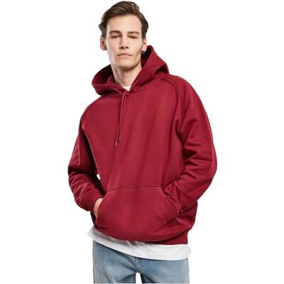 Urban Classics Herren Blank Hoody – Locker Geschnittener Kapuzenpullover mit Kängurutasche und Verstellbarer Kapuze für Freizeit Alltag Sport und Streetwear,Burgundy,M Urban Classics Herren Blank Hoody – Locker Geschnittener Kapuzenpullover mit Kängurutasche und Verstellbarer Kapuze für Freizeit Alltag Sport und Streetwear,Burgundy,M