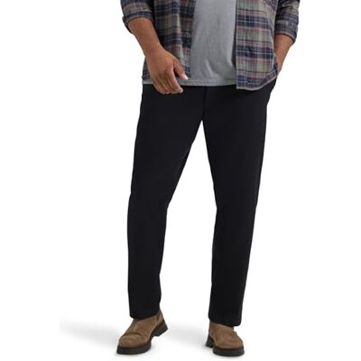 Lee Herren Extreme Motion Relaxed Taper Flacher Vorderseite Lssige Hose, Schwarz, 42W / 32L Lee Herren Extreme Motion Relaxed Taper Flacher Vorderseite Lssige Hose, Schwarz, 42W / 32L