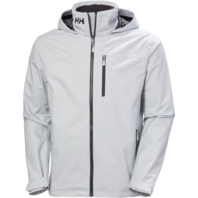 Hansen Men's Crew Hooded Jacket 2.0, Grey Fog, M Hansen Men's Crew Hooded Jacket 2.0, Grey Fog, M