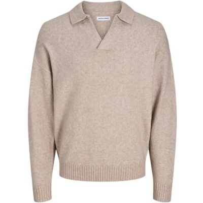 JACK & JONES Jjsoho Ollie Knit Split Neck JACK & JONES Jjsoho Ollie Knit Split Neck