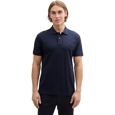 TOM TAILOR Basic T-Shirt, Mystical Blue, XL TOM TAILOR Basic T-Shirt, Mystical Blue, XL