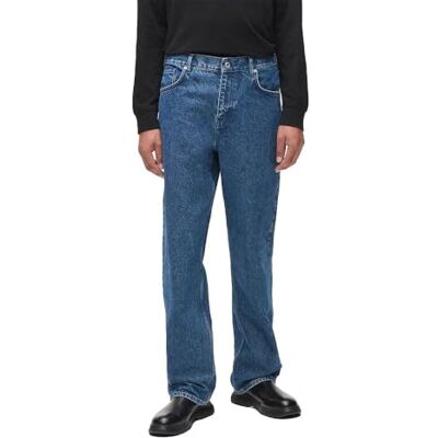 KARL LAGERFELD JEANS Men Relaxed Denim Washed Blue Black 3232 KARL LAGERFELD JEANS Men Relaxed Denim Washed Blue Black 3232