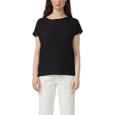 s.Oliver T-Shirt aus Strukturjersey mit überschnittenen Schultern s.Oliver T-Shirt aus Strukturjersey mit überschnittenen Schultern