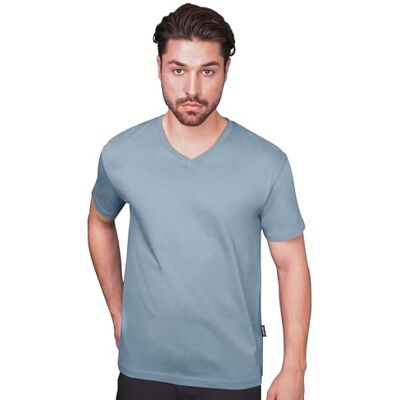 HRM Herren Luxury V-Neck Tee I Premium T-Shirt Herren V-Ausschnitt aus 100% Bio-Baumwolle I Basic T-Shirt bis 60°C waschbar I Hochwertige & nachhaltige Herren-Bekleidung HRM Herren Luxury V-Neck Tee I Premium T-Shirt Herren V-Ausschnitt aus 100% Bio-Baumwolle I Basic T-Shirt bis 60°C waschbar I Hochwertige & nachhaltige Herren-Bekleidung