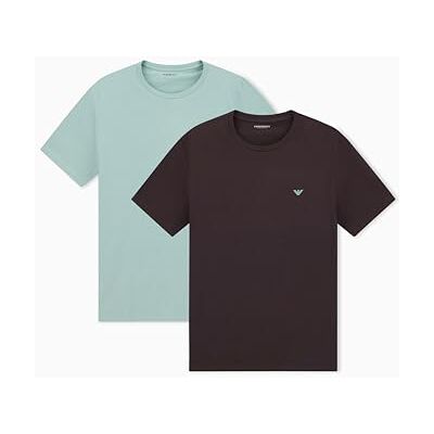 Giorgio Armani Man's Endurance 2-Pack Crew Neck T-Shirt Braun XXL Regular Fit, braun, XXL Giorgio Armani Man's Endurance 2-Pack Crew Neck T-Shirt Braun XXL Regular Fit, braun, XXL