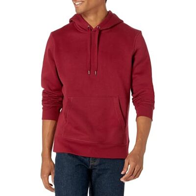 Amazon Essentials Herren Pullover-Sweatshirt Mit Kapuze, In Groß Und Schwer Erhältlich, Dunkelrot, XXL Amazon Essentials Herren Pullover-Sweatshirt Mit Kapuze, In Groß Und Schwer Erhältlich, Dunkelrot, XXL