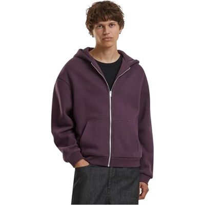 Build Your Brand Herren Kapuzenpullover Fluffy Zip Hoody, Männer Hoodie mit durchgehendem Reißverschluss, Regular Fit Build Your Brand Herren Kapuzenpullover Fluffy Zip Hoody, Männer Hoodie mit durchgehendem Reißverschluss, Regular Fit