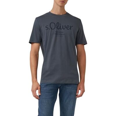 s.Oliver Baumwoll-T-Shirt mit Logo-Print s.Oliver Baumwoll-T-Shirt mit Logo-Print