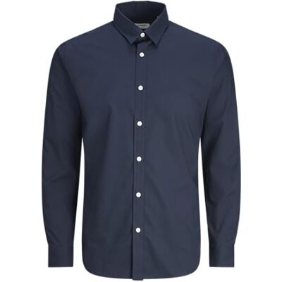 JJ REBEL Herren Jrebgavin Solid Shirt Ls Noos Hemd, Sky Captain, XXL EU JJ REBEL Herren Jrebgavin Solid Shirt Ls Noos Hemd, Sky Captain, XXL EU