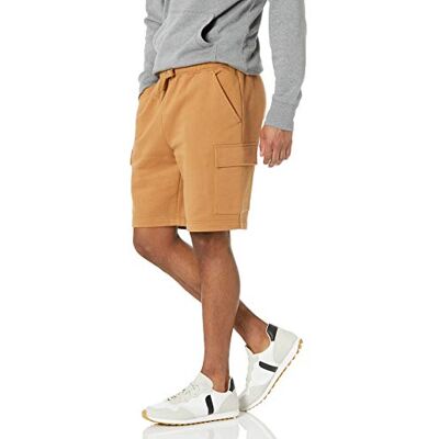 Amazon Essentials Herren Fleece-Cargoshorts, Bräunen, XXL Amazon Essentials Herren Fleece-Cargoshorts, Bräunen, XXL