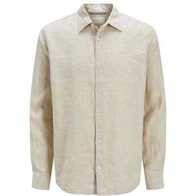 JACK & JONES Jprcclawrence Linen L/S Shirt Sn JACK & JONES Jprcclawrence Linen L/S Shirt Sn