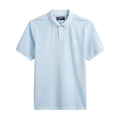 Marc O' Polo Herren Kurzarm-Poloshirt aus Bio-Baumwolle Regular Fit, Blau (Starlight), XS Marc O' Polo Herren Kurzarm-Poloshirt aus Bio-Baumwolle Regular Fit, Blau (Starlight), XS