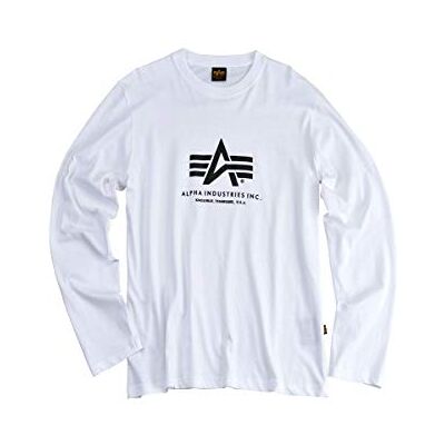 Alpha Basic T LS Longsleeve für Herren White Alpha Basic T LS Longsleeve für Herren White