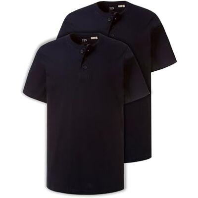 JP 1880 , Herren, Große Größen, Henleys, 2er-Pack JP 1880 , Herren, Große Größen, Henleys, 2er-Pack