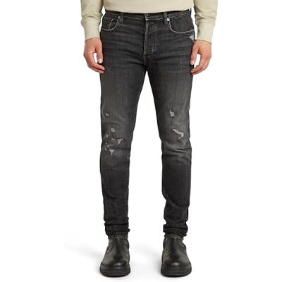 G-STAR Herren 3301 Slim Jeans, Blau (Worn in Black Metal Restored 51001-D497-H101), 28W / 30L G-STAR Herren 3301 Slim Jeans, Blau (Worn in Black Metal Restored 51001-D497-H101), 28W / 30L