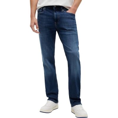Tommy Jeans Herren Jeans Hose Ryan Slim Fit, Blau (Denim Dark), 36W/34L Tommy Jeans Herren Jeans Hose Ryan Slim Fit, Blau (Denim Dark), 36W/34L
