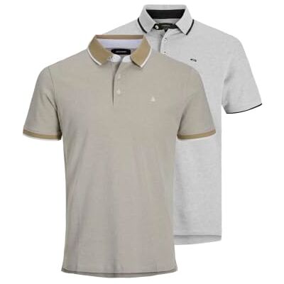 JACK & JONES JJEPAULOS Polo SS 2PK MP NOOS JACK & JONES JJEPAULOS Polo SS 2PK MP NOOS
