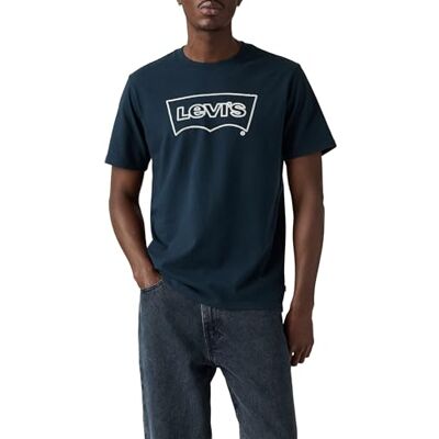 Levi's Graphic Crewneck Tee Ssnl Bw Rope Navy B Levi's Graphic Crewneck Tee Ssnl Bw Rope Navy B