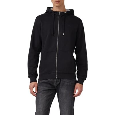 s.Oliver Sweatshirt-Jacke mit Kapuze und Logo s.Oliver Sweatshirt-Jacke mit Kapuze und Logo