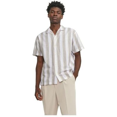 JACK & JONES JPRCCSUMMER Stripe Resort Shirt S/S JACK & JONES JPRCCSUMMER Stripe Resort Shirt S/S