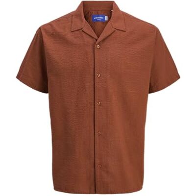 JACK & JONES Jorluke Seersucker Resort Shirt Ss JACK & JONES Jorluke Seersucker Resort Shirt Ss