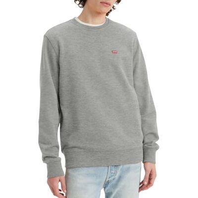 Levi's Herren-Sweatshirt mit Rundhalsausschnitt, Meißelgraues Heidekraut Levi's Herren-Sweatshirt mit Rundhalsausschnitt, Meißelgraues Heidekraut