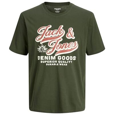 JACK & JONES Jjelogo Tee Ss Oneck 2 Col Aw25 Noos Pls Plus Size JACK & JONES Jjelogo Tee Ss Oneck 2 Col Aw25 Noos Pls Plus Size
