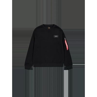 Alpha Herren Back Print Sweatshirt, Black, M Alpha Herren Back Print Sweatshirt, Black, M