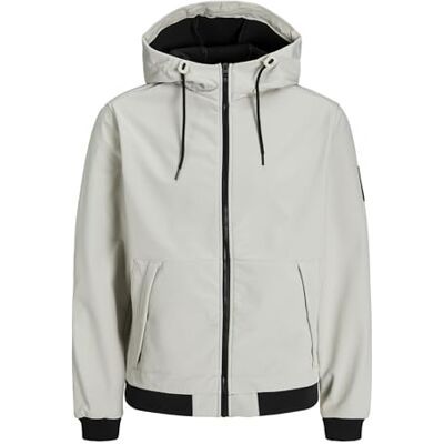 JACK & JONES Herren Jcoclassic Jacket Hood Noos Jacke, Moonbeam, M EU JACK & JONES Herren Jcoclassic Jacket Hood Noos Jacke, Moonbeam, M EU