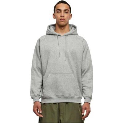 Urban Classics Herren Blank Hoody TB014 Urban Fit, Grau, M Urban Classics Herren Blank Hoody TB014 Urban Fit, Grau, M