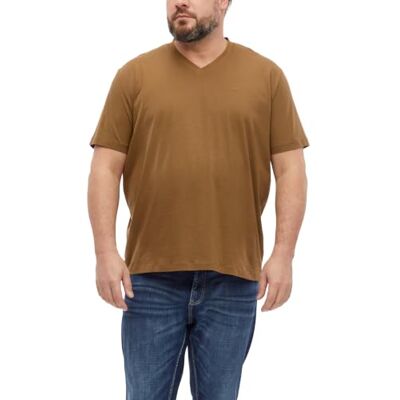 s.Oliver Herren T-Shirt – Big Size Fit, V-Ausschnitt, Logo s.Oliver Herren T-Shirt – Big Size Fit, V-Ausschnitt, Logo