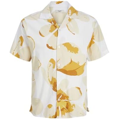 JACK & JONES Herren Jprblapalma Resort Shirt S/S Sn Freizeithemd 12252948 ,Mineral Yellow/Fit:relaxed Fit ,M JACK & JONES Herren Jprblapalma Resort Shirt S/S Sn Freizeithemd 12252948 ,Mineral Yellow/Fit:relaxed Fit ,M