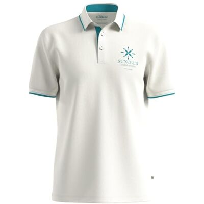 s.Oliver Herren Polo-Shirt – Regular Fit, Baumwoll-Piqué, Frontprint s.Oliver Herren Polo-Shirt – Regular Fit, Baumwoll-Piqué, Frontprint